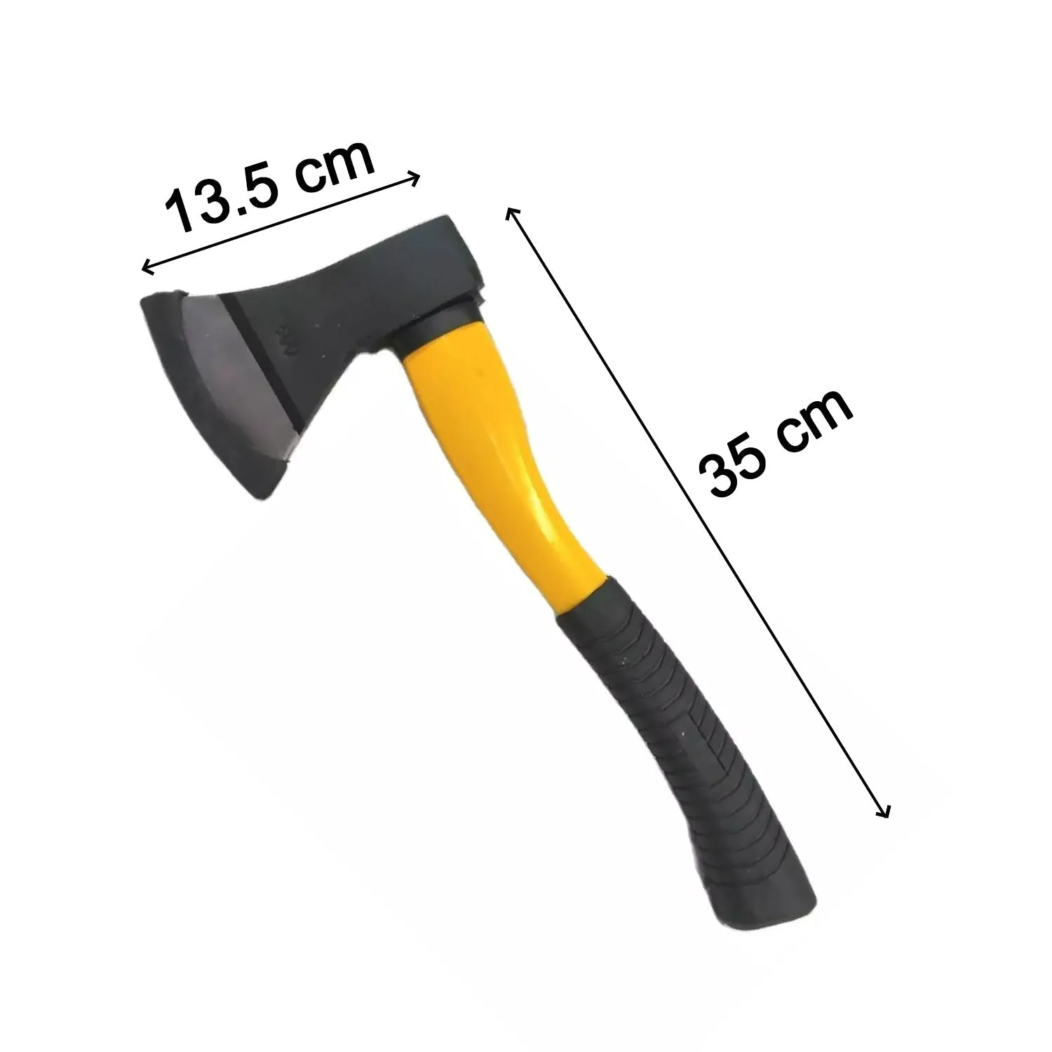 0651 Fiberglas's Body Rubberised Handle Wood Cutting Axe