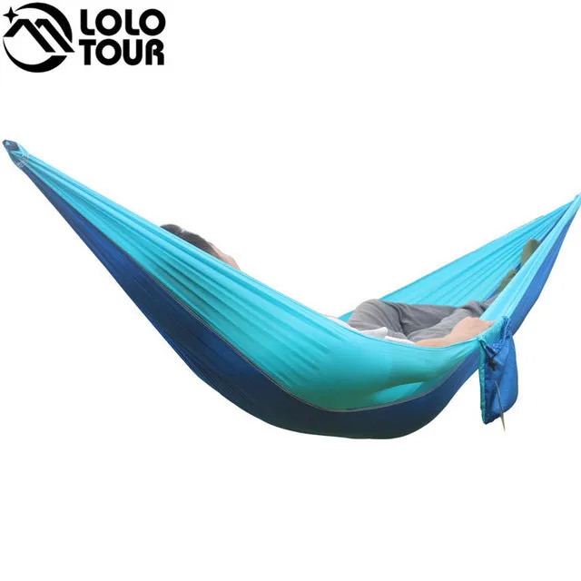 1 Person Parachute Hammock Portable Army Survival Hammocks Travel Hamaca Flyknit Hamak Nylon Hamaca Hamak Camping Hamac Rede