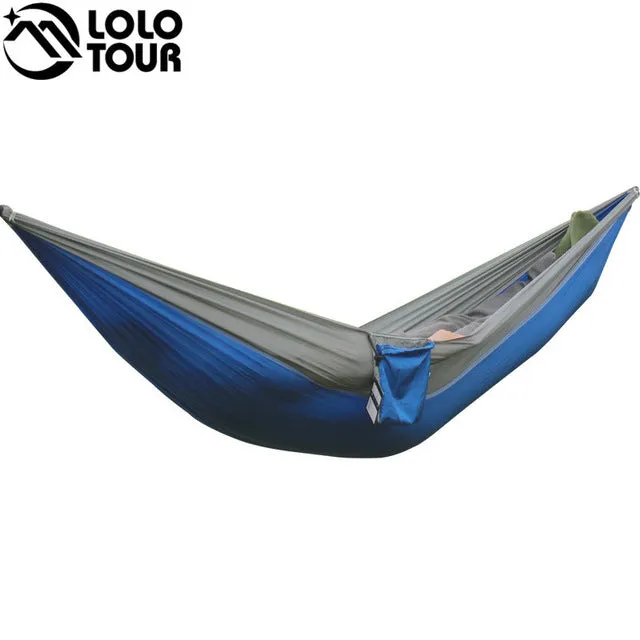 1 Person Parachute Hammock Portable Army Survival Hammocks Travel Hamaca Flyknit Hamak Nylon Hamaca Hamak Camping Hamac Rede