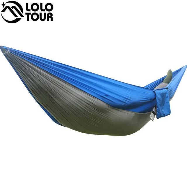 1 Person Parachute Hammock Portable Army Survival Hammocks Travel Hamaca Flyknit Hamak Nylon Hamaca Hamak Camping Hamac Rede