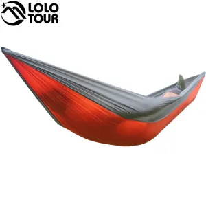 1 Person Parachute Hammock Portable Army Survival Hammocks Travel Hamaca Flyknit Hamak Nylon Hamaca Hamak Camping Hamac Rede