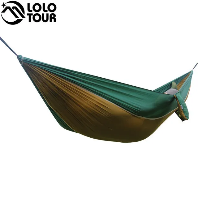 1 Person Parachute Hammock Portable Army Survival Hammocks Travel Hamaca Flyknit Hamak Nylon Hamaca Hamak Camping Hamac Rede