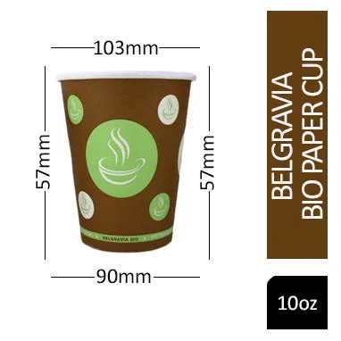 10oz Belgravia Biodegradable Double Walled Cups (25's)