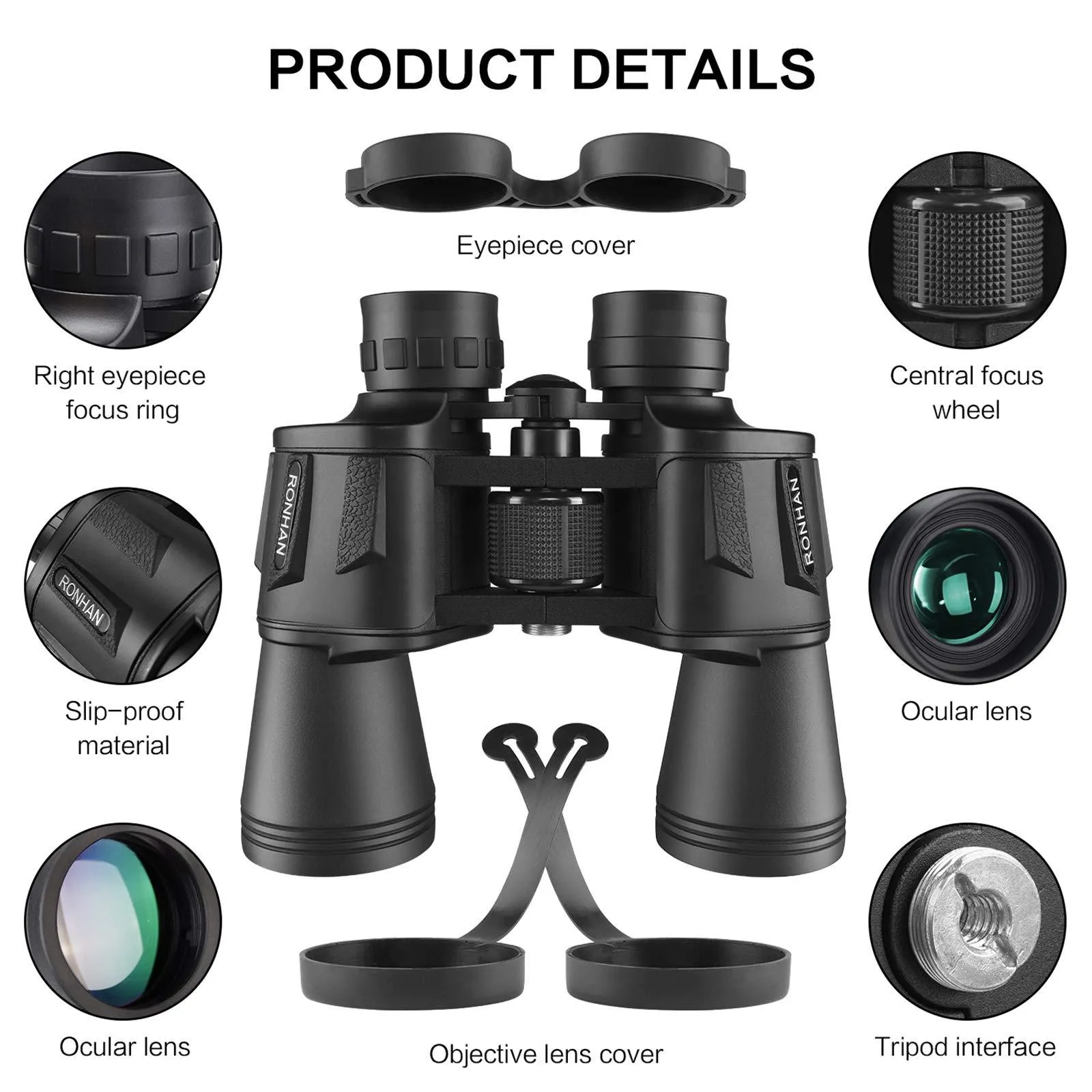 20x50 High Power Military HD Binoculars