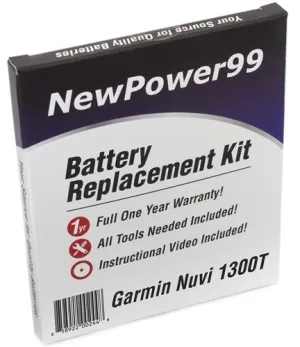 Battery Replacement Kit For The Garmin Nuvi 1300T GPS