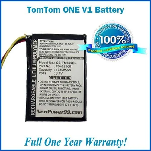 Battery Replacement Kit For TomTom ONE V1 GPS