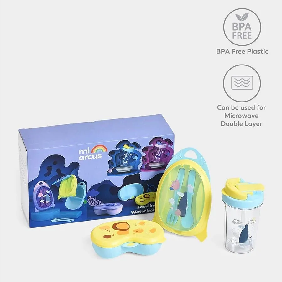 Bloom Jolly Food Box & Water Bottle Set Yellow