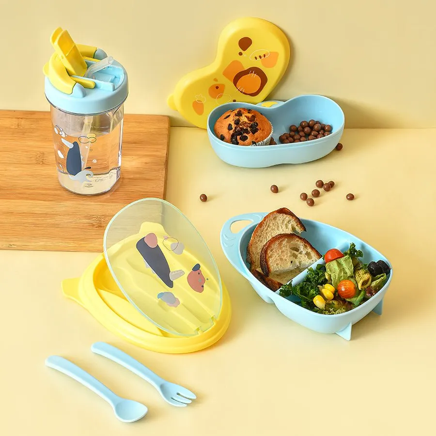 Bloom Jolly Food Box & Water Bottle Set Yellow