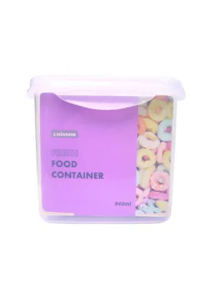 Cuisson Rectangular Airtight Food Container 940ml