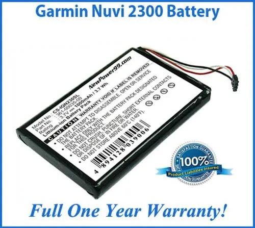 Garmin Nuvi 2300 Battery Replacement Kit with Tools, Video Instructions and Extended Life Battery