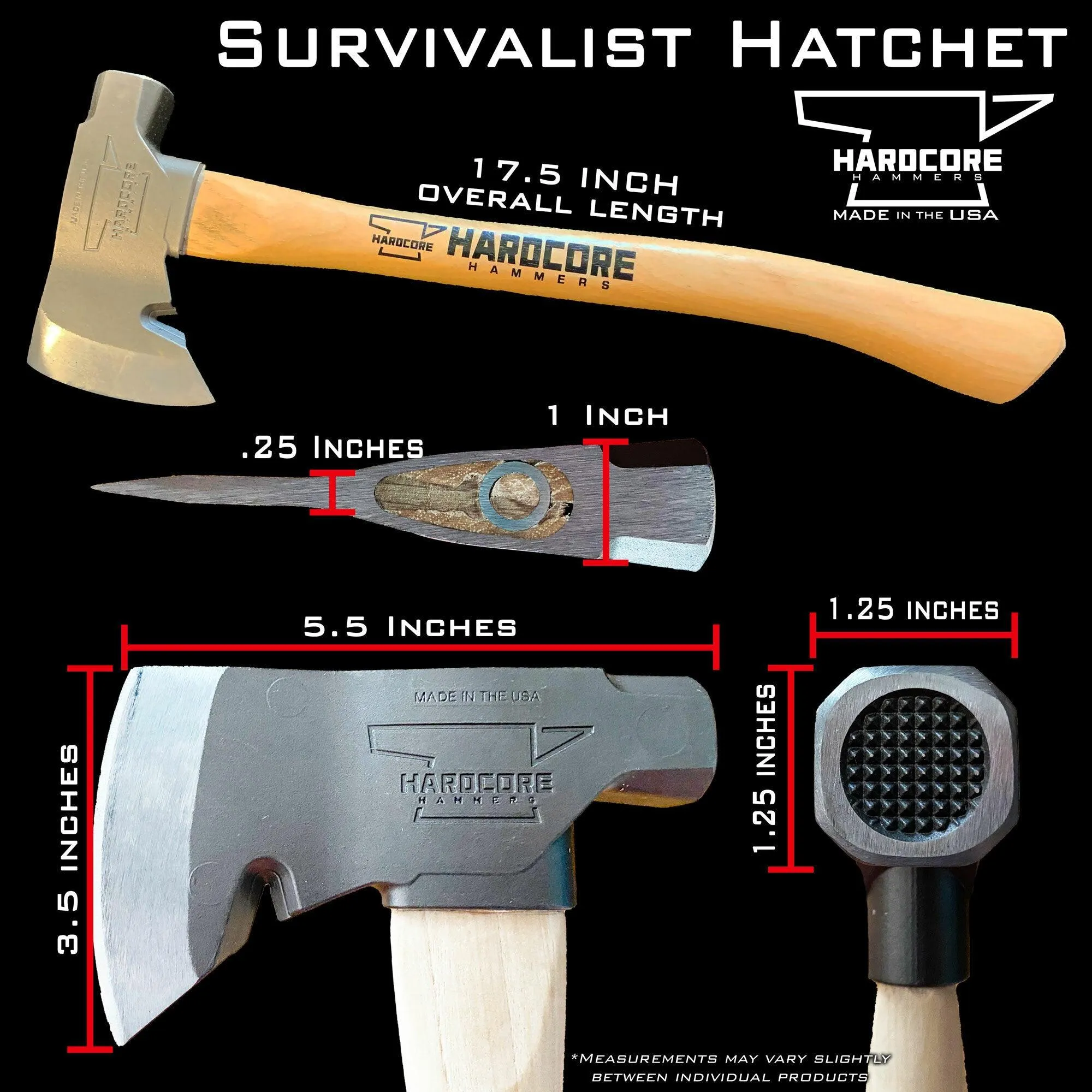 Hardcore Hammers - Blackout Survivalist Hatchet