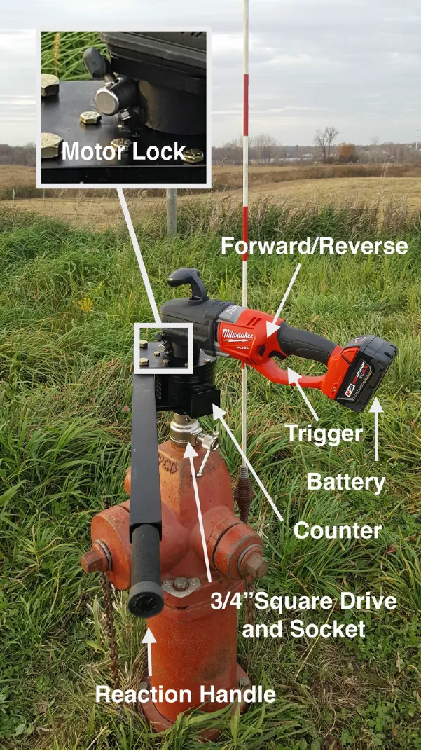 Hydrant Buddy - Fire Hydrant Flushing and Valve Exerciser Tool