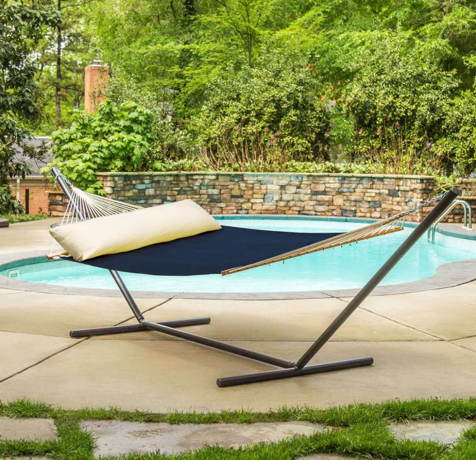 Large Pool Side Hammock - Sunbrella Way Navy