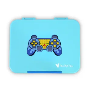 Mum Made Yum Large Bento Lunch Box - Light Blue Gamer