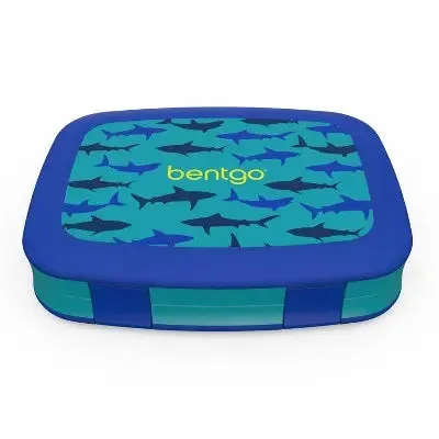 Open Box - Bentgo Kids' Prints Leak-proof, 5 Compartment Bento-Style Lunch Box