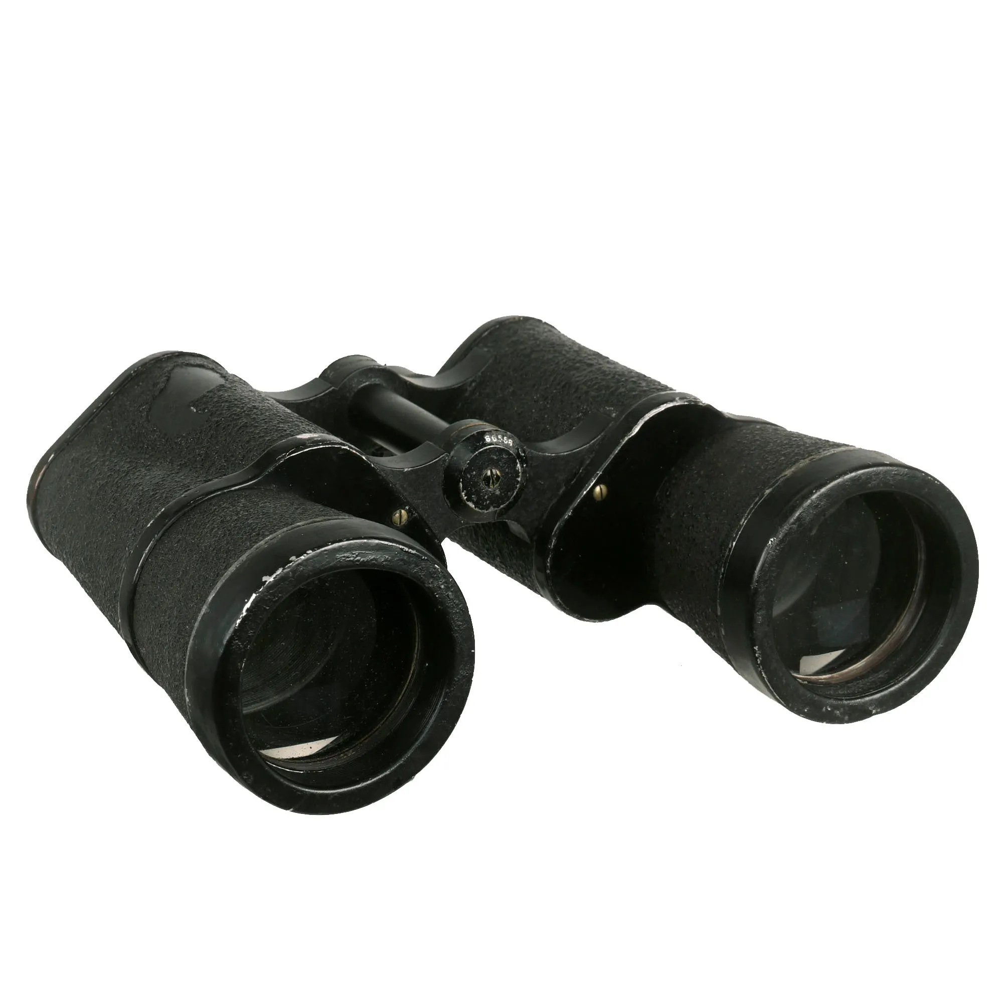 Original German WWII Kriegsmarine D.F. 7x50 Doppelfernrohr Binoculars by Sybs in Carry Case