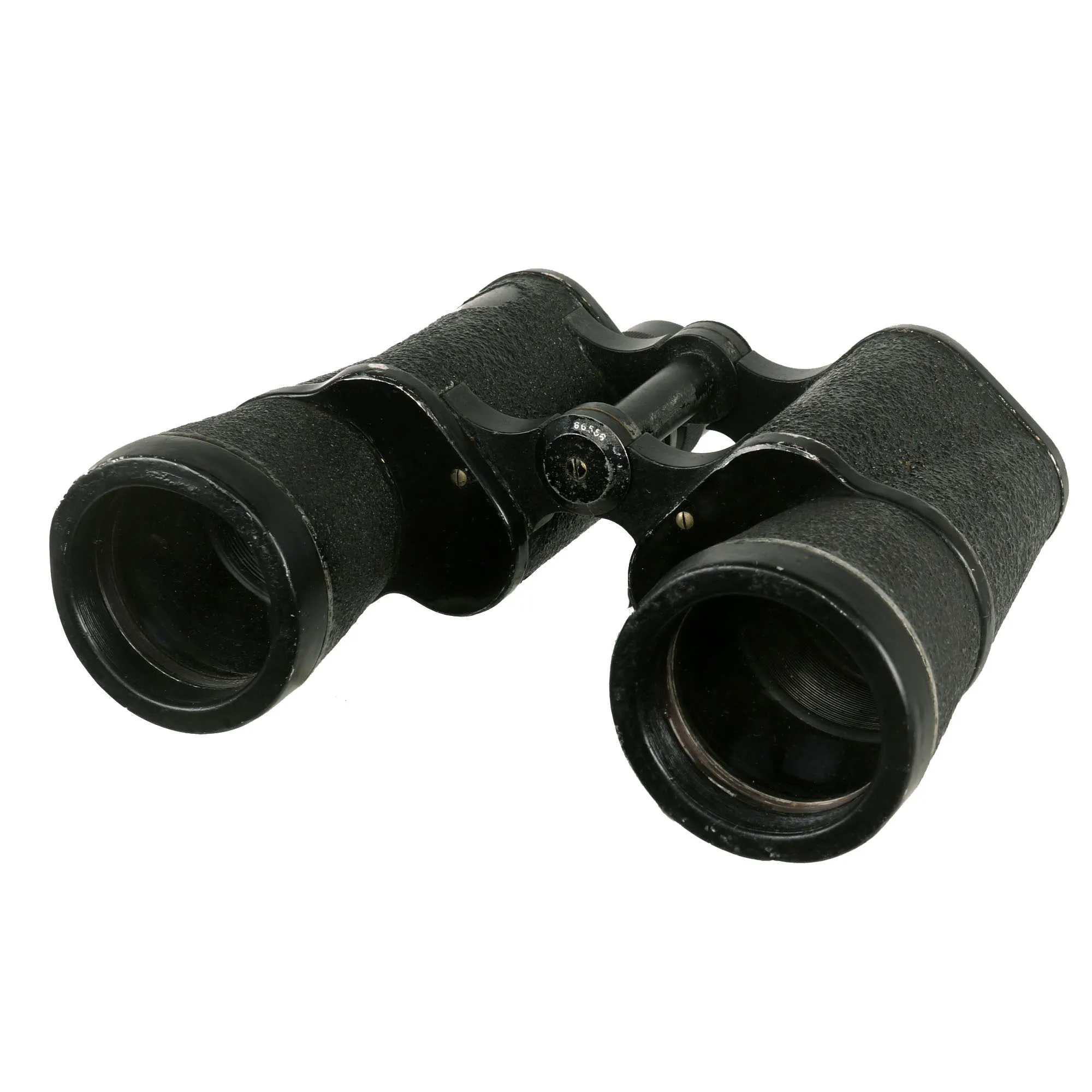 Original German WWII Kriegsmarine D.F. 7x50 Doppelfernrohr Binoculars by Sybs in Carry Case