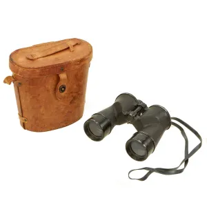 Original U.S. WWII 7 x 50 1943 Navy BU Ships Mark 32 Model 2 Universal Camera Corp Binoculars with M24 Carrying Case