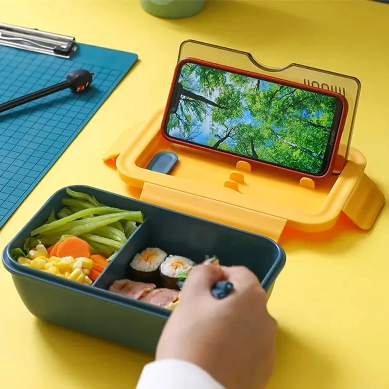 Portable Lunch Box With Spoon