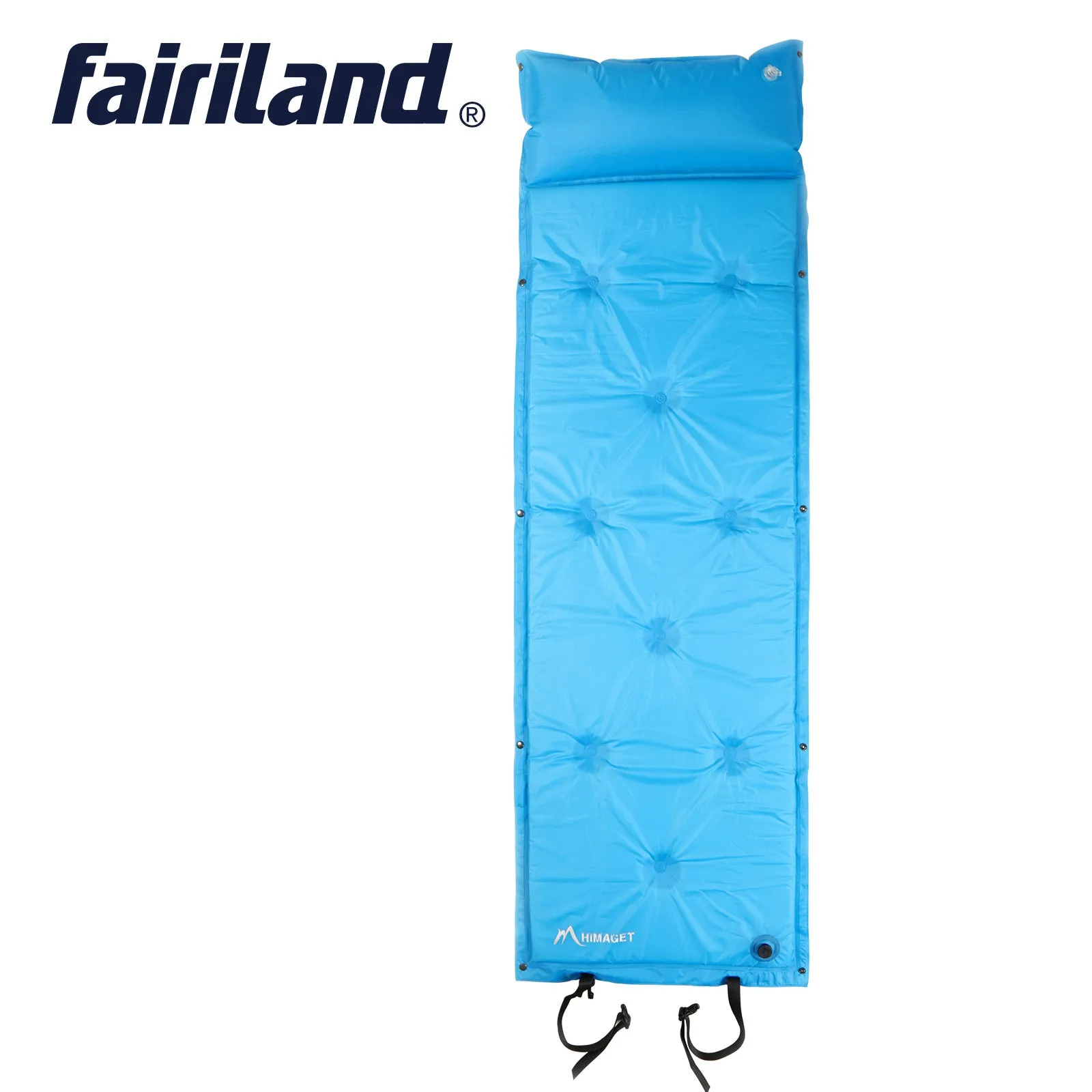 Single-person Self-inflating Sleeping Pad with Pillow Moisture-proof Tent Mattress Camping Mat