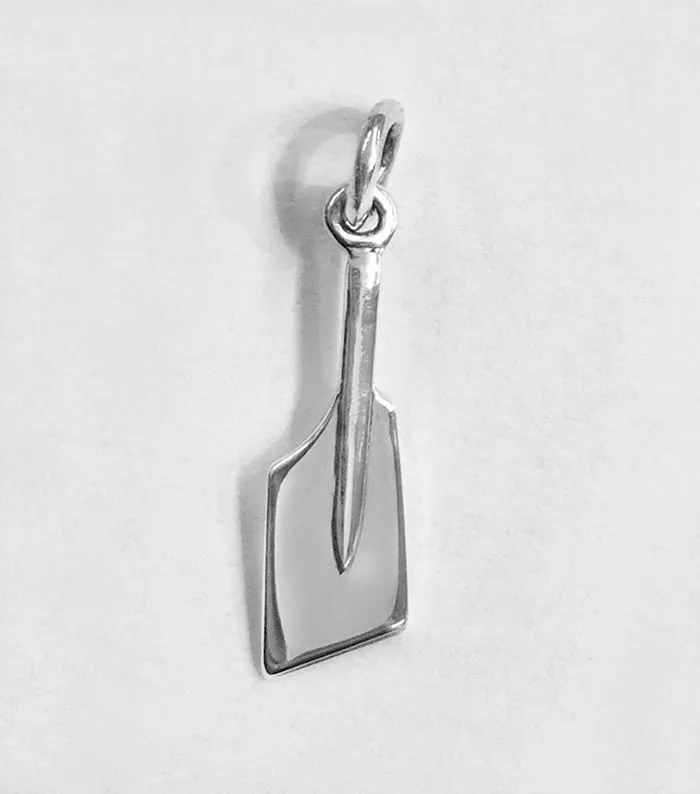 Small Rowing Oar Blade Pendant or Charm