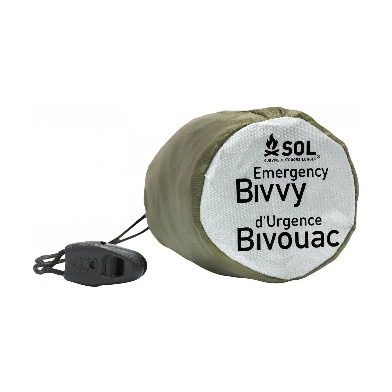 SOL Emergency Bivvy with Rescue Whistle