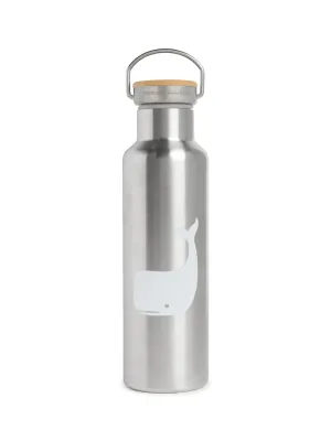 Thermo Bottle Contrast Whale - Steel