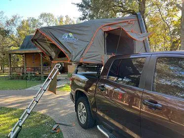 Tuff Stuff ALPHA Hard Top Side Open Roof Top Tent, 4 Person